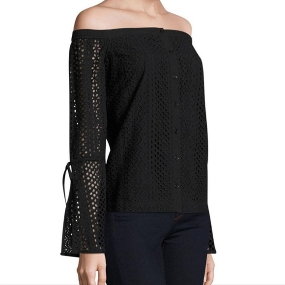 LIKELY black Bayard Allington off the shoulder blouse - Picture 12 of 12